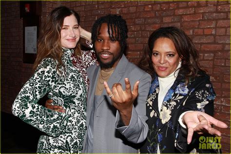 Shameik Moore Jake Johnson Kathryn Hahn Celebrate Spider Man Into