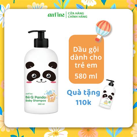 [Mua 1 tặng 1] Dầu gội trẻ em AUFINE Bé Q Panda 580ml tặng kèm Tắm gội ...
