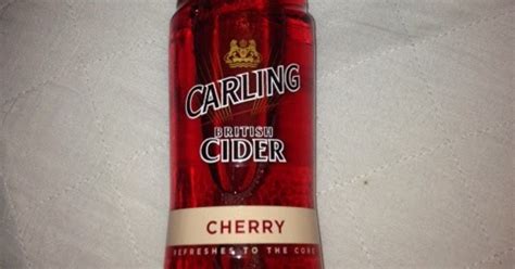 Cider Reviewer: Carling Cherry Cider