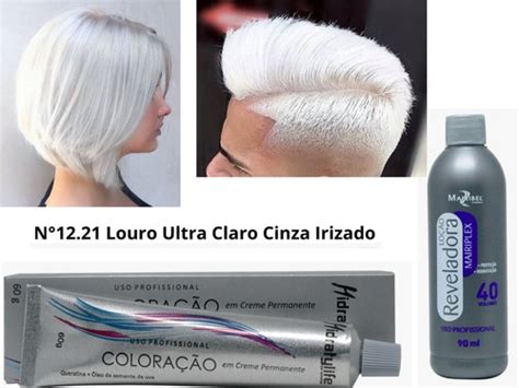 Kit Platinum Para Cabelo Loiro Platinado 1 Tinta 1 Ox 40v Shopee Brasil