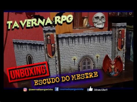 ESCUDO DO MESTRE PARA RPG UNBOXING PT BR YouTube