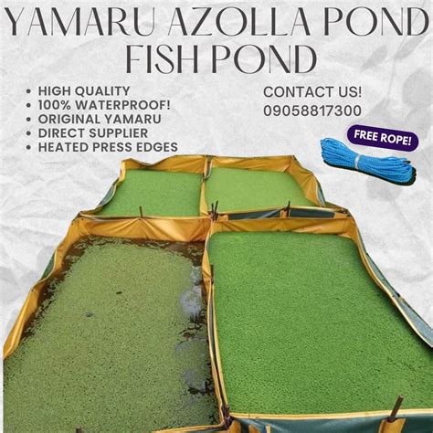 Freerope 2x4x1feet 1pc Azolla Pondfish Pond Yamaru Brand Rubberized