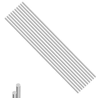 Amazon Eowpower 10Pcs 2mm X 300mm 304 Stainless Steel Round Shaft