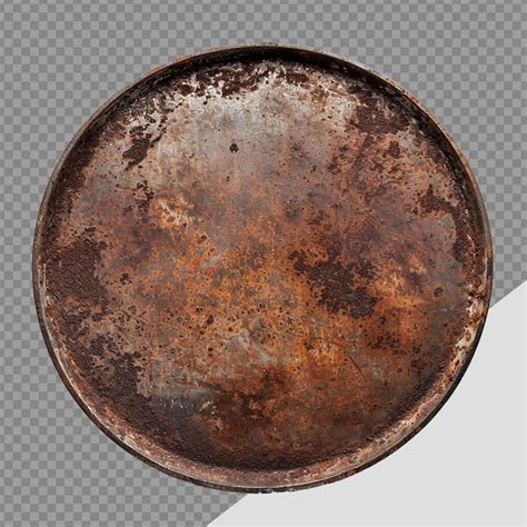 Premium Psd Rusty Metal Plate Png Isolated On Transparent Background