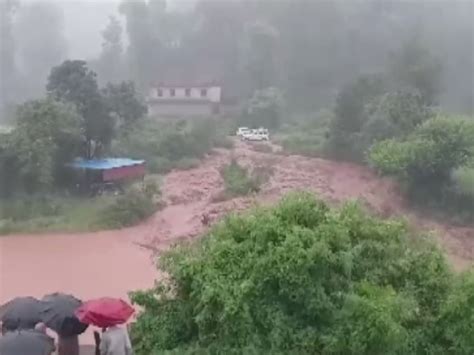 Himachal Heavy Rains Trigger Landslides Block Roads Schools