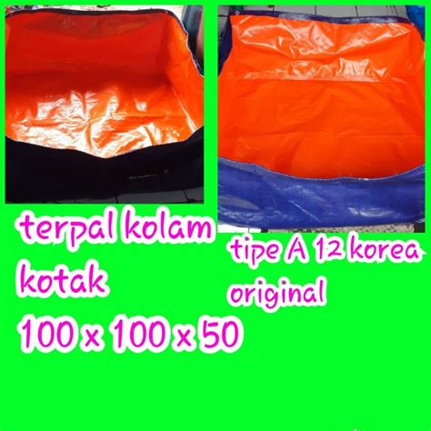 Jual Kolam Terpal Kotak Ikan Type A Korea Original Shopee Indonesia