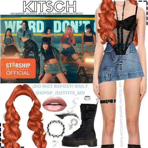 IVE KITSCH INSPIRED OUTFIT 2 3 KPOP OUTFITS MV ON INSTAGRAM In