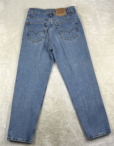 Vintage Levis Jeans Mens X Relaxed Fit Light Wash Denim S