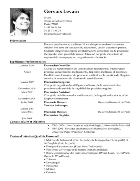 Exemple De Cv Delegue Pharmaceutique Laboite Cv Fr