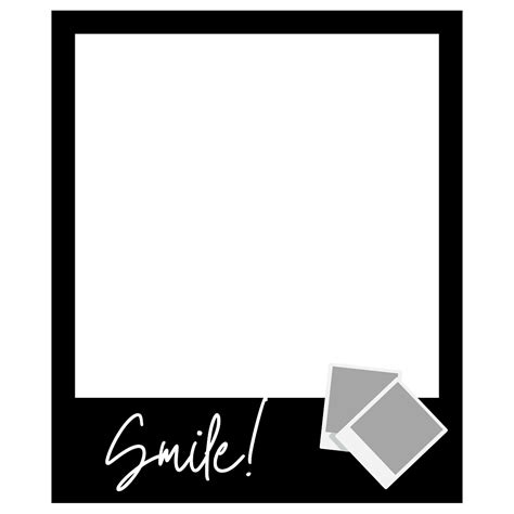 Polaroid Template Frame Transparent PNG StickPNG