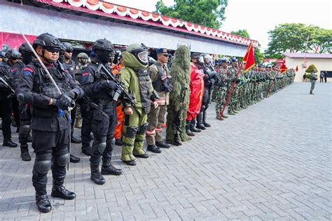 Kapolda Maluku Utara Pimpin Upacara Peringatan Hut Ke Brimob Polri