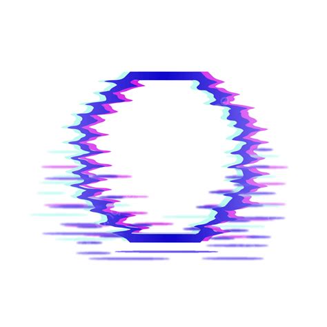 Glitch Vector Hd Images Glitch Background Png Glitch Circle