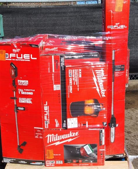 Milwaukee Tool Pallet Lot Id As Is Untested Customer Returns