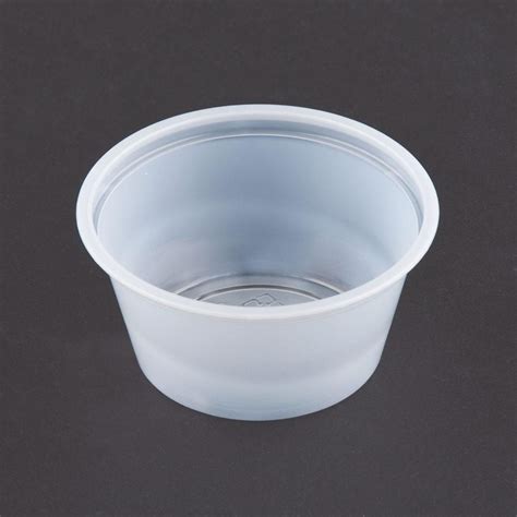 Choice Oz Clear Plastic Souffle Cup Portion Cup Pack