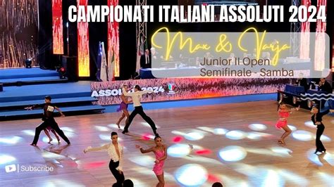 Campionati Italiani Assoluti Fids Junior Ii Open Semifinale