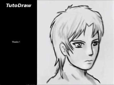 Draw Manga Male Face - Manga