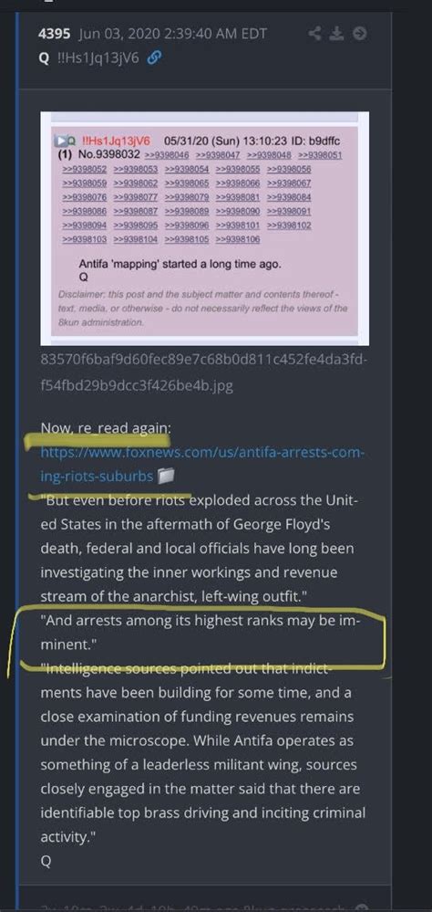 Debbie Patriqt On Twitter ⚠️heads Up Article Q4395 Anitfa Arrests