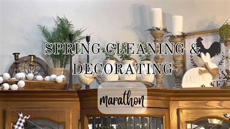 Spring Cleaning Decorating Marathon Decorating Inspiration