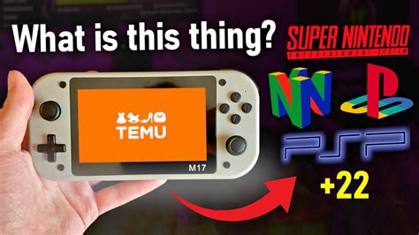 Trying a Mysterious $46 Handheld From Temu... (M17 Retro Handheld ...