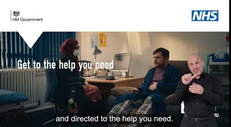 Bsl Social Versions Of Tv Ad With Copy Nhs Campaign