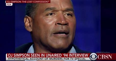 O.J. Simpson seen in unaired 1994 interview - CBS News