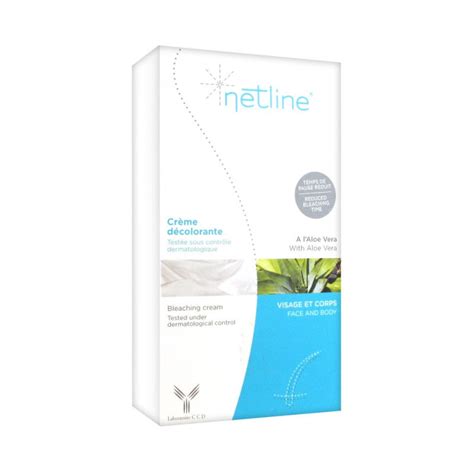 Netline Crème Décolorante Visage Et Corps Epilation