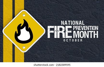 Fire Prevention Month Poster Photos, Images & Pictures | Shutterstock