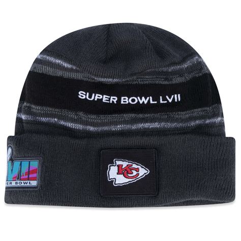 Gorro New Era Kansas City Chiefs Super Bowl Lvii Sideline Preto