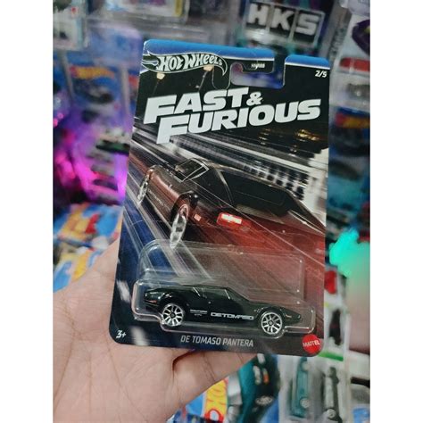 Xe mô hình Hot Wheels De Tomaso Pantera Fast Furious Đen Shopee Việt Nam