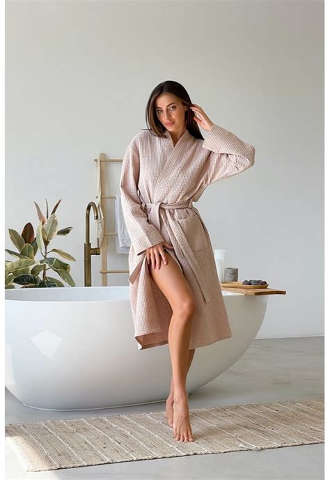 Isoft Women Kimono Robes Cotton Lightweight Robe Short Knit Bathrobe