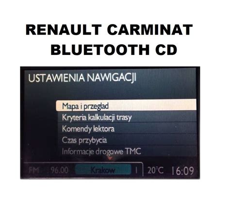 Renault Carminat Navigation informée 2 Europe polskie menu polski