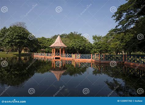 Reflexiones Del Agua En Taman Tasik En Taiping Perak Malasia Foto De