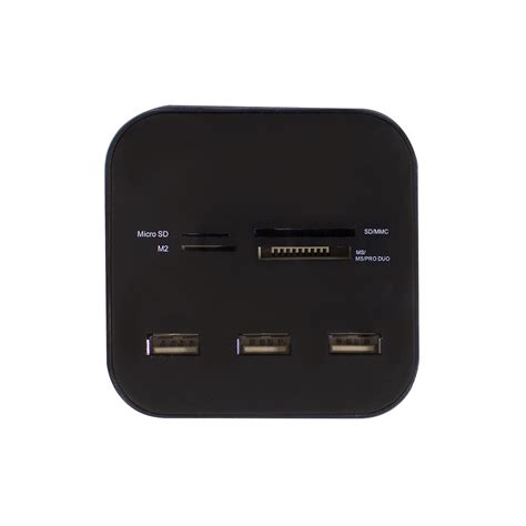 Usb 20 Card Reader Hub 3 Ports Ewent Eminent