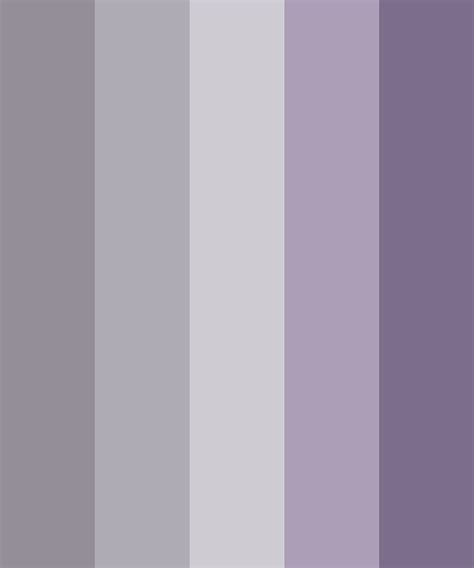 Neutrals & Purples Color Scheme: Gray