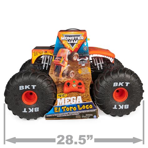 Monster Jam, Official MEGA El Toro Loco, All-Terrain Remote Control ...