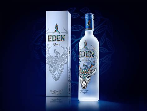 eden vodka packaging   world