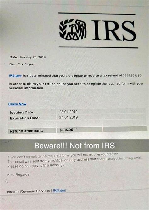 Fake Irs Letters