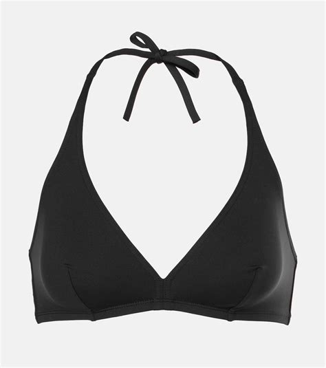 Gang Triangle Bikini Top In Black Eres Mytheresa