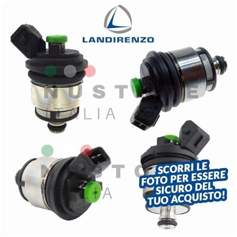 INIETTORI LANDI RENZO TAPPO VERDE 4 PEZZI INIETTORE IMPIANTO GPL