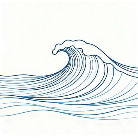simple wave drawing 3