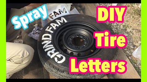 Diytire Letters With Stencilshow To Youtube