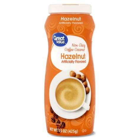 Great Value Non-Dairy Hazelnut Coffee Creamer, 15 oz - Walmart Business