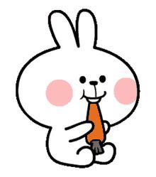 Cute Rabbit Eating Carrot GIF | GIFDB.com