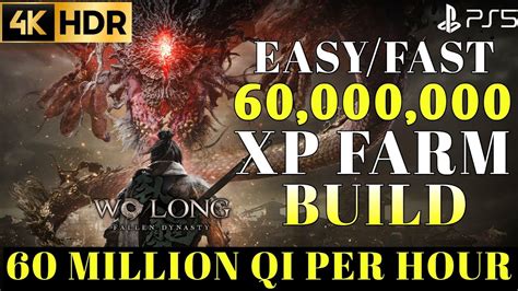 Easy Fastest XP Farm 60 Million Per Hours WO LONG FALLEN DYNASTY