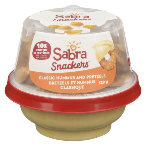 Sabra Hummus With Pretzels Classic