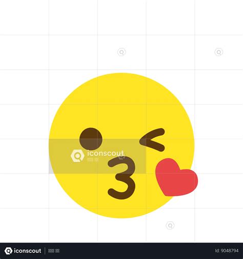 Kissing Emoji Emoji Animated Icon download in JSON, LOTTIE or MP4 format