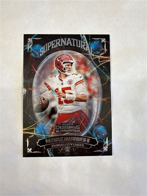 2022 Panini Contenders Supernatural SN PMA Patrick Mahomes II EBay