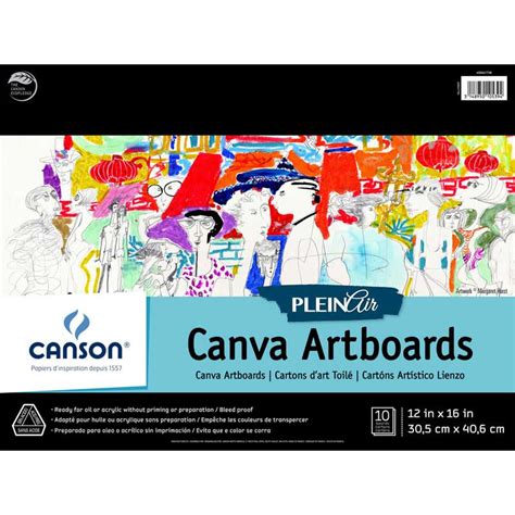 Canson Plein Air Canva Art Board Pad