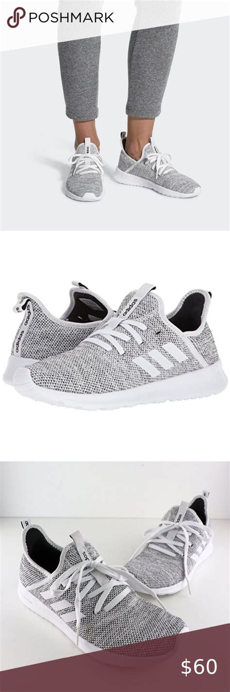 Adidas Cloudfoam Pure Running Shoes Cloud White 8 | Adidas cloudfoam ...