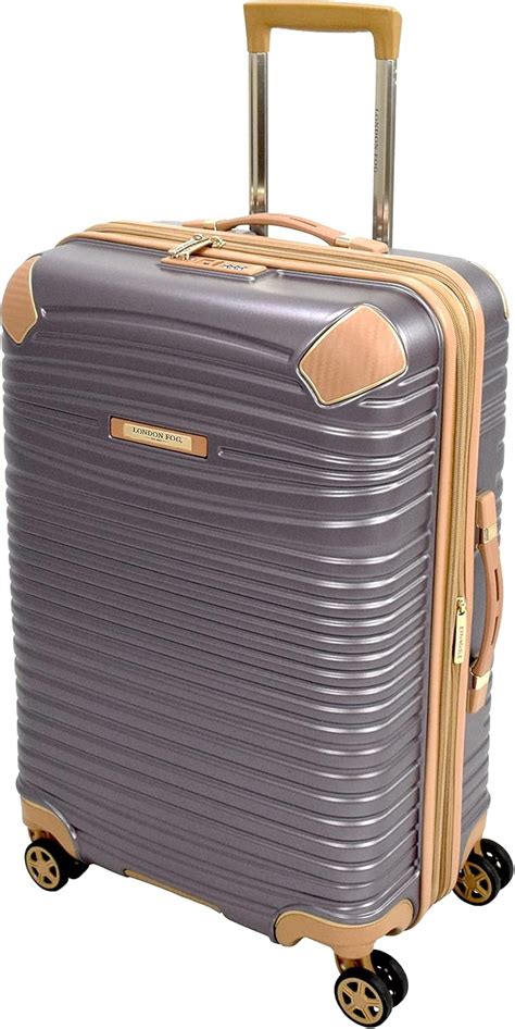 Amazon London Fog Chelsea 25 Expandable Spinner Lilac Carry Ons